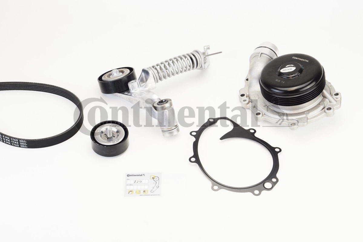 Water Pump + V-ribbed Belt Kit